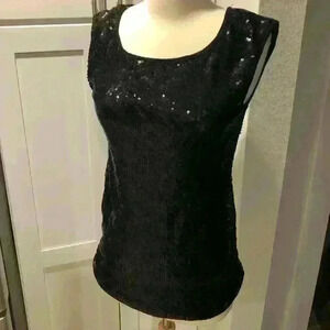 Forever 21 Chic black eyelet top